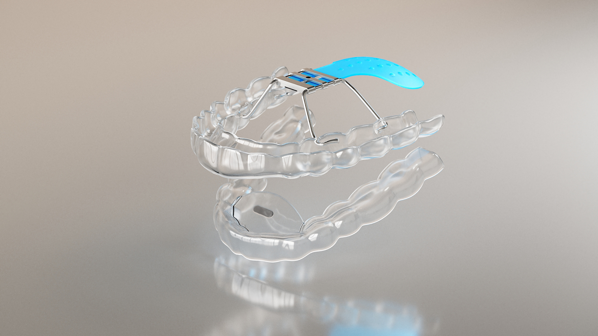 Paciente usando Sleep Apnea System